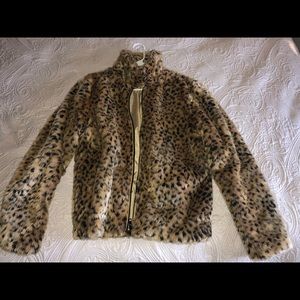 Mens Winter Faux Fur Jacket